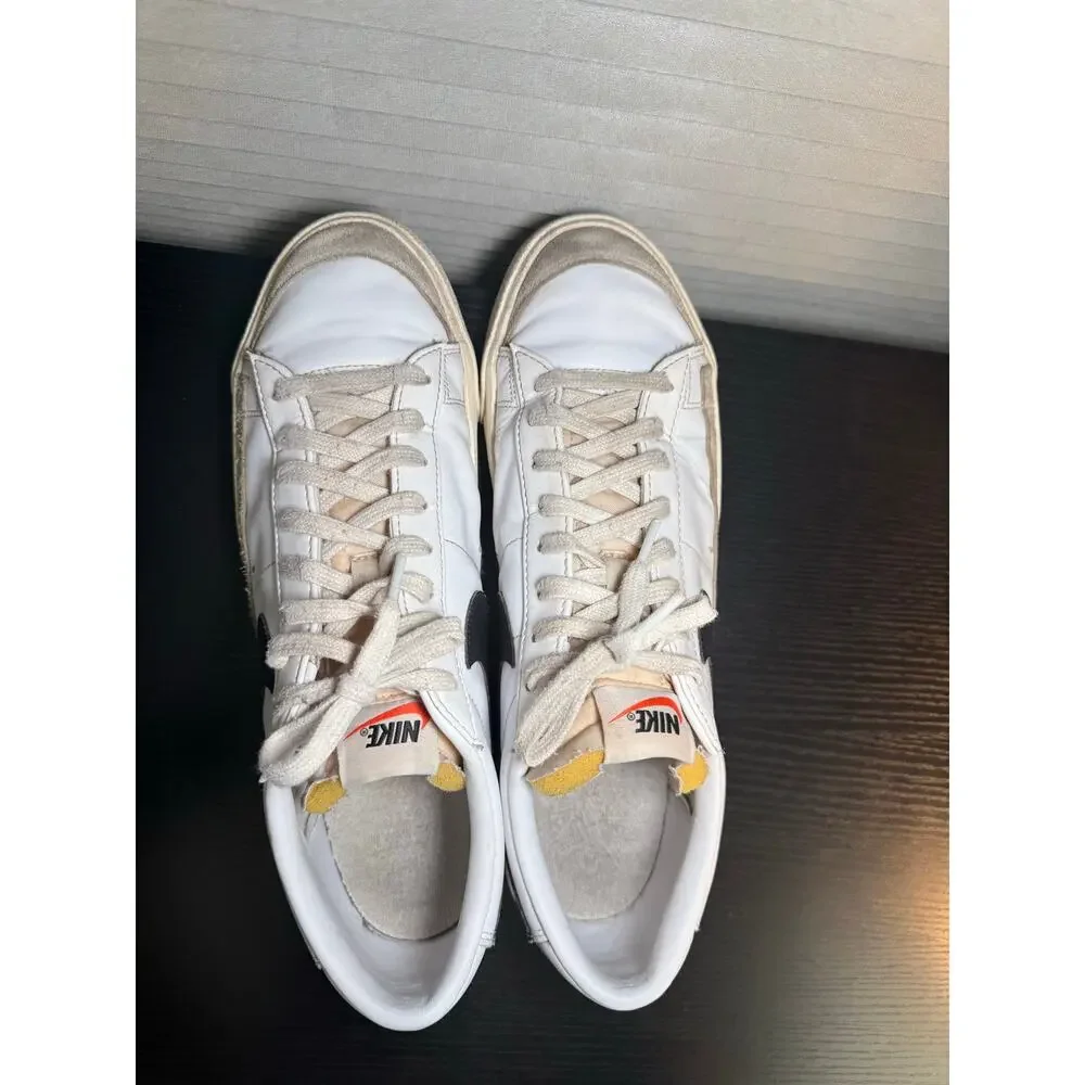 Nike Blazer Low ’77 Vintage White Black Sneakers Men’s Size 13 Classic Sneakers